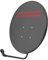 Maclean Satellite dish Maclean TV System, Phosphated Steel, Graphite (65cm, Satellite dish)