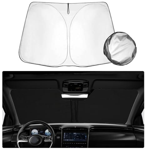 SHAOHAO Kompatibel mit Hyundai Tucson NX4 2022 2023 2024 2025 Sonnenblende Faltbare Sonnenblende UV- und Hitzeschutz Sonnenblende Windschutzscheibe Hyundai Tucson zubehör