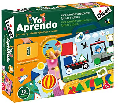DISET Ich Lerne Formen und Farben Lernspiel für Kinder bis 3 Jahre