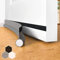 Joint de Porte Coupe-Vent Auto-adhésif pour Portes, 94 cm sous Porte Coupe-Vent isolable Balai de Porte Protection Contre Les intempéries, insonorisé, Gris