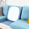 BOLUXIU Sofa Seat Cushion Cover-Stretch Elastic Cushion Cover Sofa Seat Cushion Cover Multiple Colors Suitable for all sofas, Light Blue, S Plus(25--37inch)