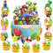 25 Stück Super Mario Toppers, Super Mario Kuchen Deko, Mario Figuren Cake Topper, Super Mario Geburtstag Tortendeko, Super Mario Geburtstag, Perfekt für Baby Shower, Kinder Geburtstag Party
