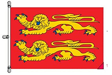 Stormflag Drapeau Normandie 5x7.5ft Drapeau Basse-Normandie 150cmx225cm Polyester 110g/m2 Haute qualité