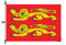 Stormflag Drapeau Normandie 5x7.5ft Drapeau Basse-Normandie 150cmx225cm Polyester 110g/m2 Haute qualité