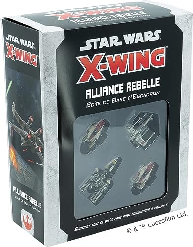 Asmodee - Atomic Mass Games Star Wars X-Wing 2.0 : Alliance Rebelle | Escadron (Base) - Jeu de Société - Jeu de Figurines - A partir de 14 Ans - 2 Joueurs - Version Française