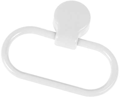 Uonlytech 2pezzi Porta Asciugamani Autoadesivo Bianco Per Bagno e Cucina Anello Senza Foratura Resistente Facile Installazione Su Superfici Lisce Design Elegante e Funzionale Per Appendere