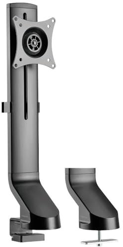Logilink BP0161 1fach Monitor-Tischhalterung Schwarz Drehbar, Höhenverstellbar, Neigbar, Schwenkbar
