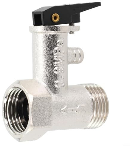 Valvola di ritegno per scaldabagno elettrico, Valvola di sicurezza della caldaia, Valvola limitatrice di pressione in ottone regolabile 1/2 pollici filettature