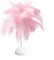 CNANRNANC LED Feder Tischlampe, Feder-Tischlampe mit LED-Licht, Tischleuchte Nachttischlampe Weihnachtsbeleuchtung für Weihnachten Neujahr Hochzeit Schlafzimmer Fotografie Requisiten(pink)
