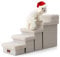 COZY KISS Haustiertreppe für Kleine Hunde mit Stauraum, Hundetreppe Faltbare für Hochbett, Hunde Treppe Hunderampe mit Rutschfestem Boden, Lecksichere, Bis Zu 80kg, 33x101x54cm, 5 Stufen, Beige