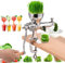 Manuelle Entsafter aus Edelstahl Weizengras Saftpresse Squeezer, Beerenpresse Manual Saftpresse Weizengras-Gemüse-Obst-Extraktor mit Schraubklemme für Tischmontage, 5.5cm (A)