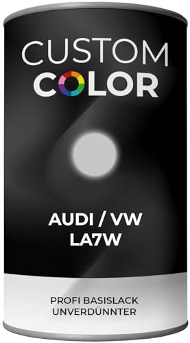 Custom Color Autolack 1 Liter für Audi VW LA7W konventionell unverdünnter 1:1