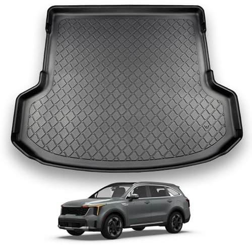 NOMAD Boot Liner Mat for Kia Sorento 5 Seater 2020+ | Premium Anti-Slip TPE Car Boot Protector Tray, Waterproof Raised Edge Trunk Mat, Easy Clean Cargo Floor Liner