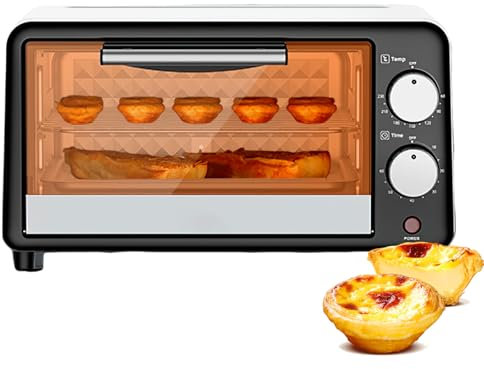22 L 800W Forno Elettrico, Mini Forno Elettrico, Forno Posabile, Piccolo Forno Elettrico, Mini Forno Da Incassabile, Piccolo Forno Elettrico Posabile, Forno Da Posare (9L)