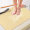 Duschmatte rutschfest 80 x100 cm - Weich Komfort Sicherheits Badewannenmatte mit Ablauflöchern, PVC-Luffa Massage Antirutschmatte für Dusche, Schnell trocknend