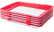 Deli Meat Container for Fridge 6Pcs Cold Cuts Storage Containers for Fridge 12x8.6 Vacuum Stackable with Buckle Reusable Fresh Tray Storage Red