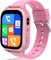 Montre Connectée Enfant 4G, Montre Intelligente Enfant avec GPS, Appel SOS, Vidéo Chat, Mode Classe, Calendrier, Réveil, Jeux, 6 Cadrans, IP68 Montre Connectée Enfants Cadeau d'anniversaire de Noël