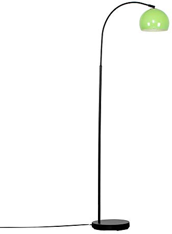 MiniSun | Modern Designer Style Black Floor Lamp with a Gloss Green Light Shade | Floor Lamps & Torchieres, Home Décor, Improvement & Lifestyle Essential