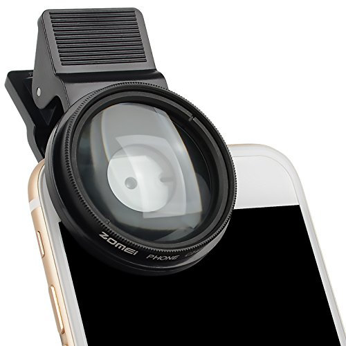 ZoMei Filtro para teléfono móvil Lentes para moviles Profesional 37 mm 12.5X Cierre Macro Filtros Lente 37 mm Clip iPhone Samsung Android La mayoría de los teléfonos Inteligentes