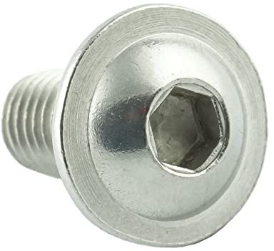 Eisenwaren2000 | M6 x 18 mm Linsenkopfschrauben mit Innensechskant und Flansch (50 Stück) - ISO 7380 Linsenkopf Schrauben mit Flachkopf und Bund - Gewindeschrauben - Edelstahl A2 V2A - rostfrei