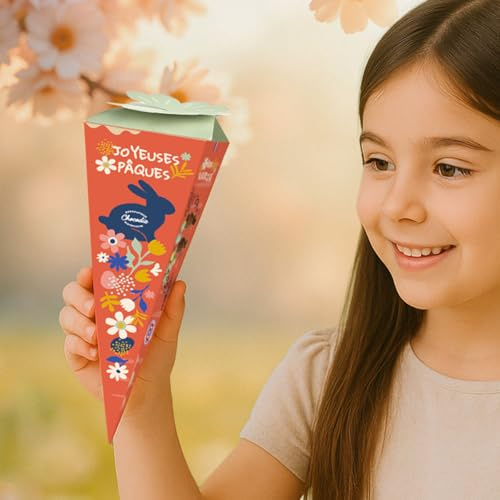 CHOCOLAT DE PAQUES - BOX SURPRISE ENFANT PAQUES MOULAGES CHOCOLAT LAIT ET BILLES DE CEREALES ENROBES DE CHOCOLAT- CADEAU- MOULAGE