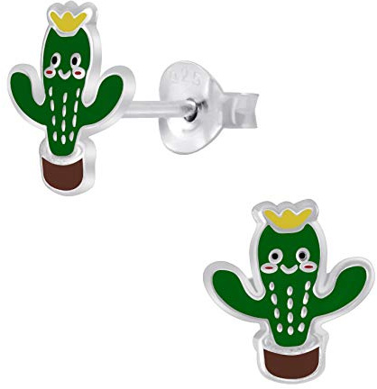 Cactus Earrings 925 Sterling Silver
