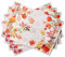 Maison d' Hermine Tischset, 100% Baumwolle Set mit 4, dekorative Oster-Tischsets, waschbare Stoff-Tischsets für Zuhause, Restaurant, Buffetparty, Amarante – Erntedankfest/Weihnachten (33cm x 48cm)