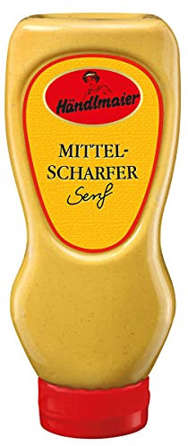 Händlmaier Senf Mittelscharf 400ml in der großen Squeezeflasche
