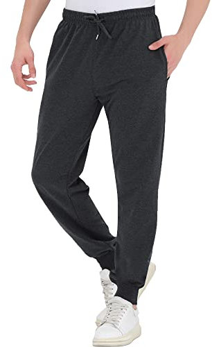 Smith & Solo Jogginghose Herren – Jogger Männer Modern | Baumwolle Jungen Slim Fit Freizeithose | | Sporthose – Training – Trainingshose | (Ant, L)