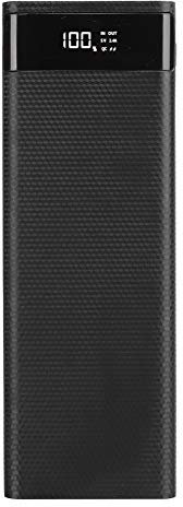 ciciglow Power Bank Kit,10 x 18650 Portable Dual USB Power Bank Shell DIY Kit Normal Battery Box No Welding Mobile Power Case Kit(black)