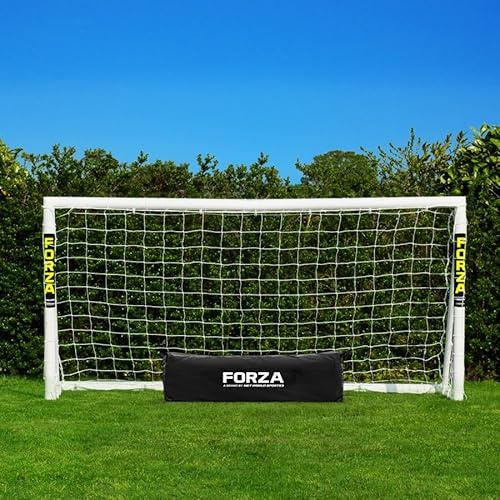 FORZA 8 x 4ft Kids Football Goal - The World’s #1 Garden Goals! | 100% UK-Made, 3 Min Setup, Unbreakable Goalpost + Target & Ball Bundle - Buy Once, Play Forever!