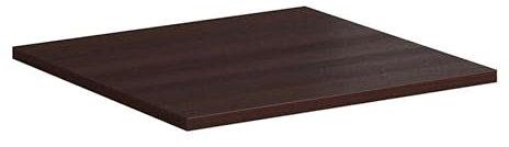Netfurniture Hans Tischplatte Wenge 700x700x25mm