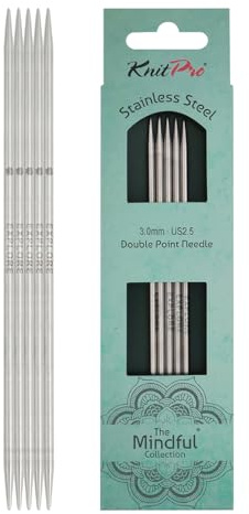 KnitPro Die Mindful Kollektion Nadelspiele 6 (15cm) | 3mm