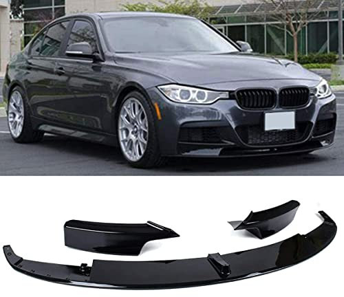 Spoiler Lippenstift vorne schwarz glänzend für BMW 3er F30 Limousine F31 Touring M Packet 2011 2019