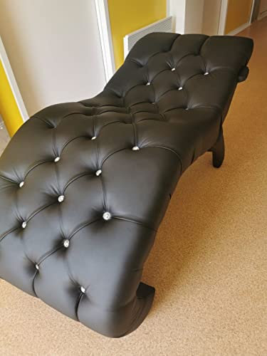 Anatomische Kosmetikliege, Kunstleder, 175x70 cm, Liege für Wimpernverlängerung, Couch für Beauty Salon - 20 anthrazit
