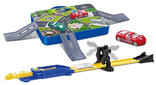JUINSA- Mallette de Garage + boîte d'accessoires 25 x 4 x 20 cm, 701360, Multicolore