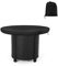YEJAHY Housse de Protection pour Plaque de Feu - Imperméable, Anti-UV 420D, Ronde - Pour Plaque de Cuisson et Barbecue - Noir (Diamètre 80 cm)