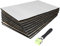 QUARKZMAN 9Pcs Aislamiento Térmico Acústico Coche 10mm Motor Insonorizante Campana Autocaravana 50X30cm con Rodillo