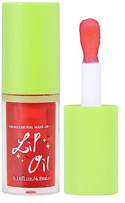 Lip Gloss compatible with Machine Hydrating Lip Glow Oil Moisturizing Lip Oil Gloss Transparent Toot Lip Oil Tinted Non Sticky Nourishing Long Lasting Repairing Lip Lines And Kissing (C, One Size)