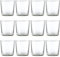 Tradineur - Caja de 12 Vasos Modelo Bodega - Capacidad: 360 ml - Fabricado en Vidrio Resistente - Apto para lavavajillas - Tamaño Aprox: Ø 8,8 x 9 cm - 12 Uds Totales