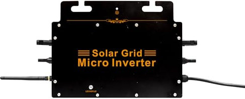 SolaMr 800W Connecté au Réseau Onduleur Solaire Micro Onduleur 120V / 230v Auto, WiFi - Micro Onduleur avec Surveillance de l'application pour la Maison Panneau Photovoltaïque Extérieur - 800W