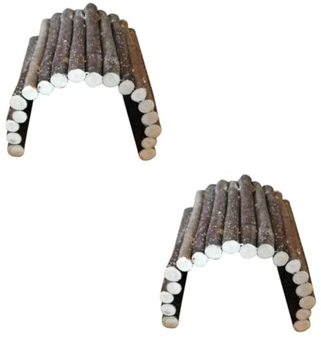 Toddmomy 4 Stück Spielzeug Für Haustiere Hasenspielzeug Hamsterspielzeug Kaninchenspielzeug Spielzeug Für Hamster Pet-Tunnel-bogenbrücke Apfelbaum Meerschweinchen Protokoll