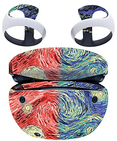 Sticker Set for PS-5 Headset Sticker Decal Sticker Skin PC Gaming Virtual Reality Headset Protective Accessories