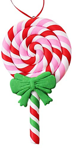 Weihnachten Lollipop Ornaments, Lollipop Christmas Decorations, Zuckerstangen Weihnachtsbaumschmuck, Hängender Weihnachtsbaum Deko Aus Zuckerstangen, Regenbogen-Lollipop-Weihnachtsschmuck