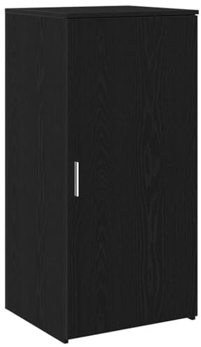 vidaXL Lagerschrank Schwarz 50 x 45 x 103,5 cm Holzwerkstoff