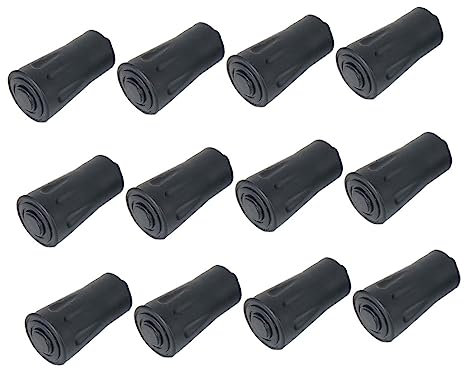 iplusmile 12Piezas Cubierta para Trekking Accesorios de Protección Antideslizante para Bastones de Senderismo y Compatible con Mayoría