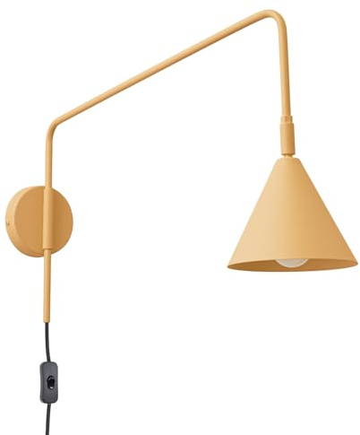 SOLLUX lighting Wandleuchte Innen - Wandlampe Stahl - 1 Flammig - LED Lampe Glühbirne - Golden Schwarz Nox