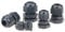 Hilitchi 60 Piece Nylon Plastic Waterproof Adjustable 3.5-13mm Cable Glands Joints Cable Gland - PG7, PG9, PG11, PG13.5, PG16