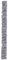 Kronleuchter-Kettenabdeckung, 1,83 m, Flanell-Stoff grau