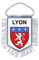 Akachafactory Fanion Mini Drapeau Pays Voiture Decoration Lyon rhones Alpes gones